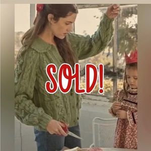 SOLD -   Dôen Rive Cardigan in Willow